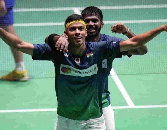 Satwik-Chirag Drop Down as Kidambi Climbs in BWF Rankings